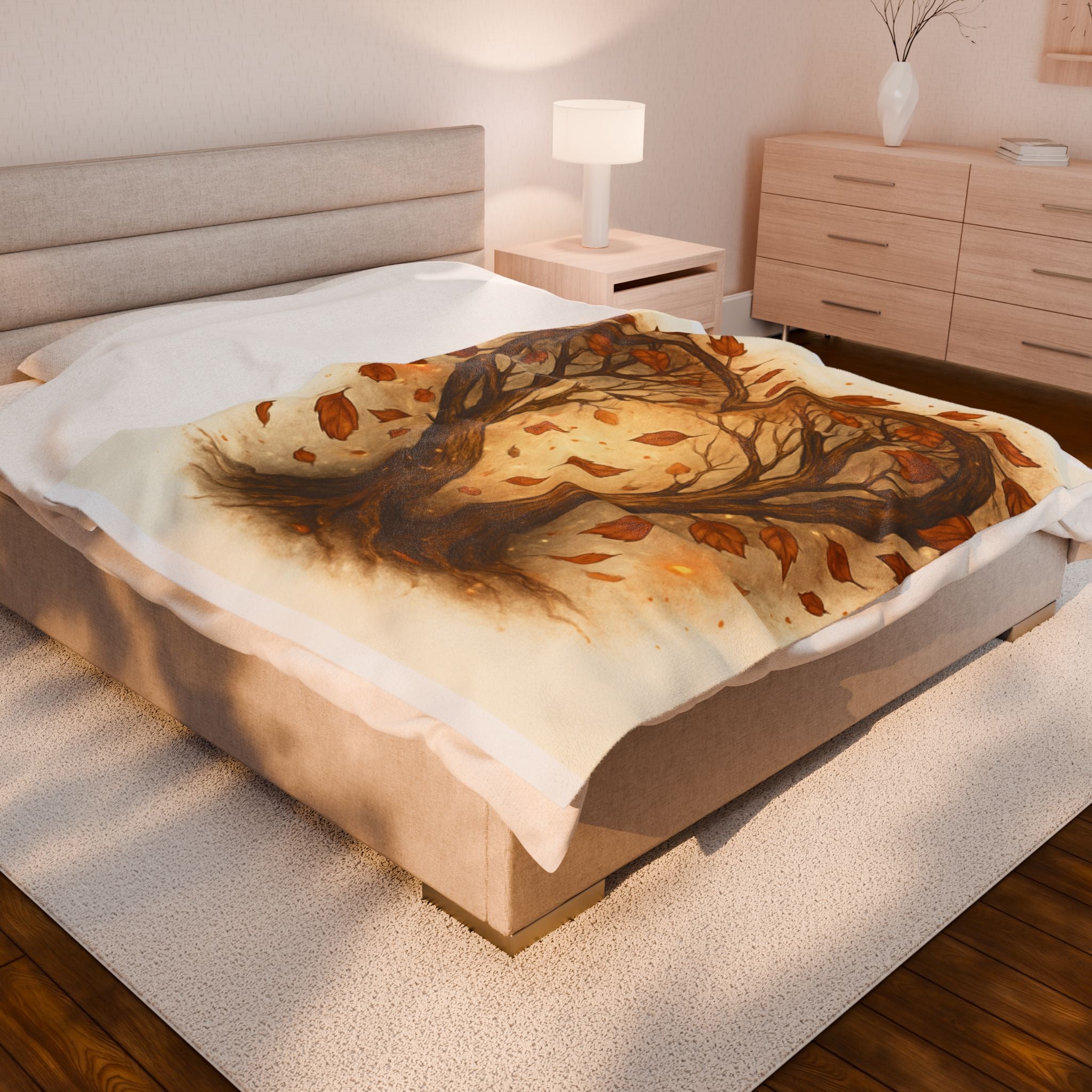 Gift Blanket Cozy Thanksgiving Velveteen Plush Blanket Fall Decor Warm Throws for Home Seasonal Cozy Decor