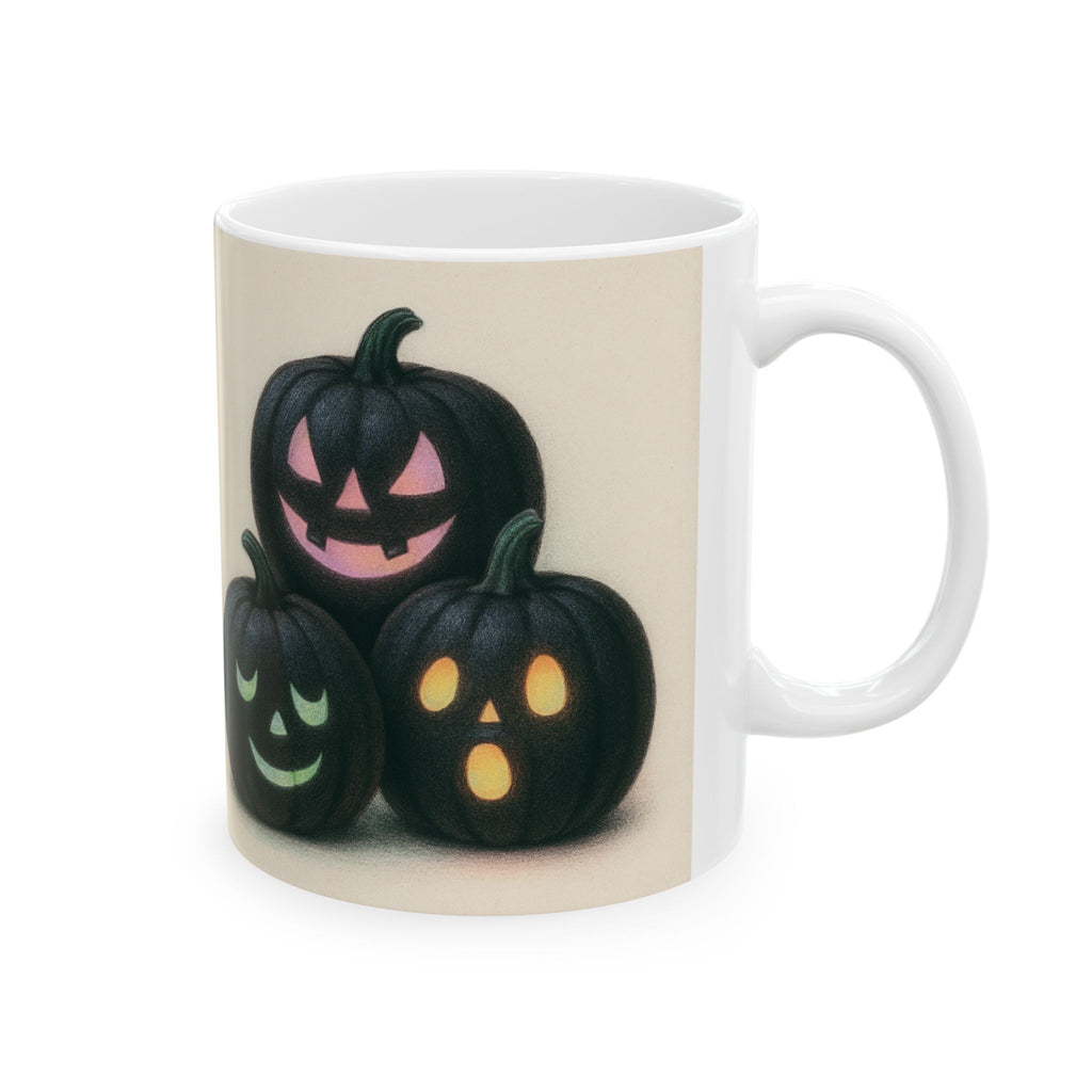 Halloween Pumpkin Mug Spooky Coffee Cup Autumn Decor Jack O Lantern Halloween Mug