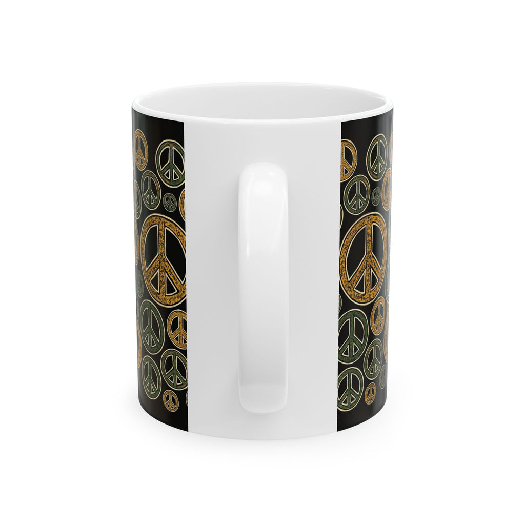 Irish Mug Celtic Peace Mug For Tea and Coffee Lovers Boho Home Decor St. Patrick's Day Eco-Friendly Peace Mug Gift 11oz