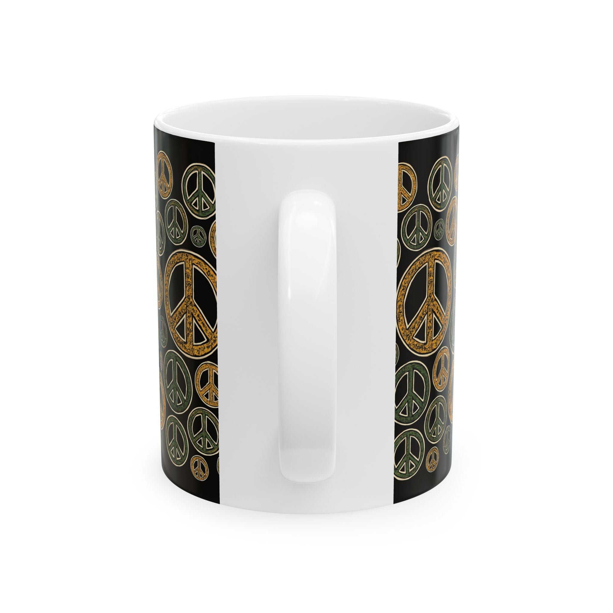 Irish Mug Celtic Peace Mug For Tea and Coffee Lovers Boho Home Decor St. Patrick's Day Eco-Friendly Peace Mug Gift 11oz