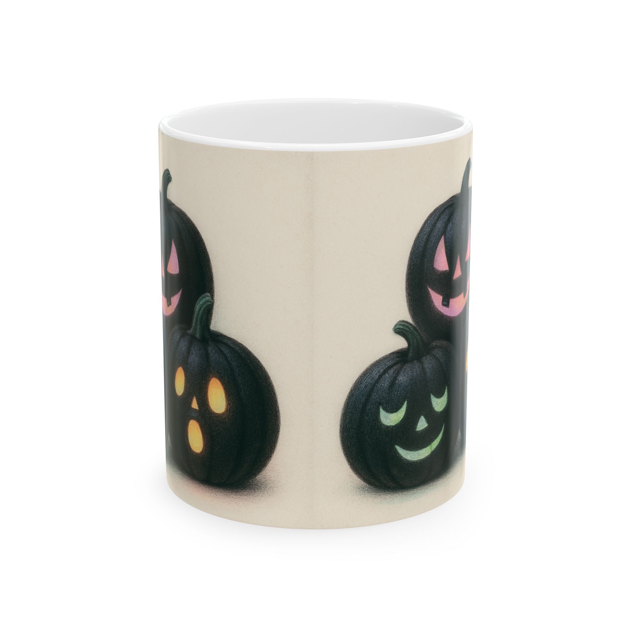 Halloween Pumpkin Mug Spooky Coffee Cup Autumn Decor Jack O Lantern Halloween Mug