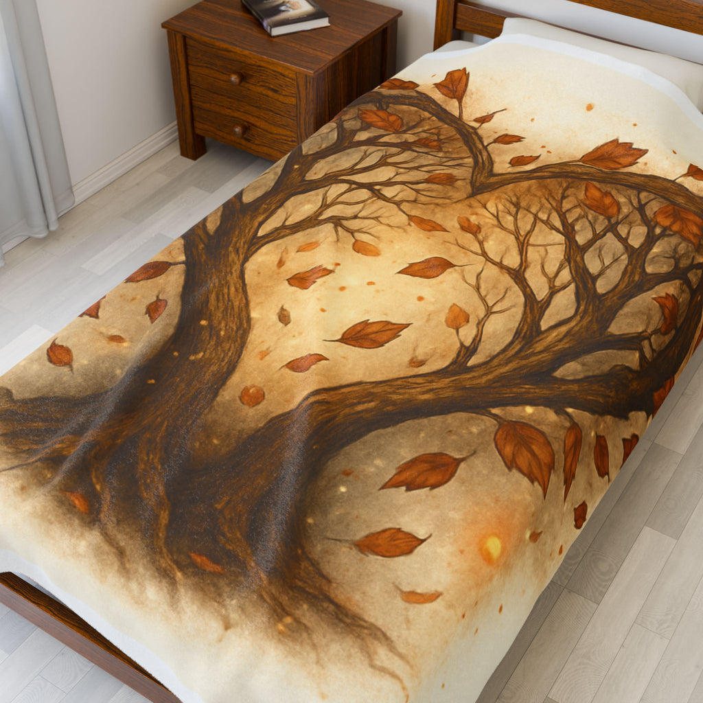 Gift Blanket Cozy Thanksgiving Velveteen Plush Blanket Fall Decor Warm Throws for Home Seasonal Cozy Decor