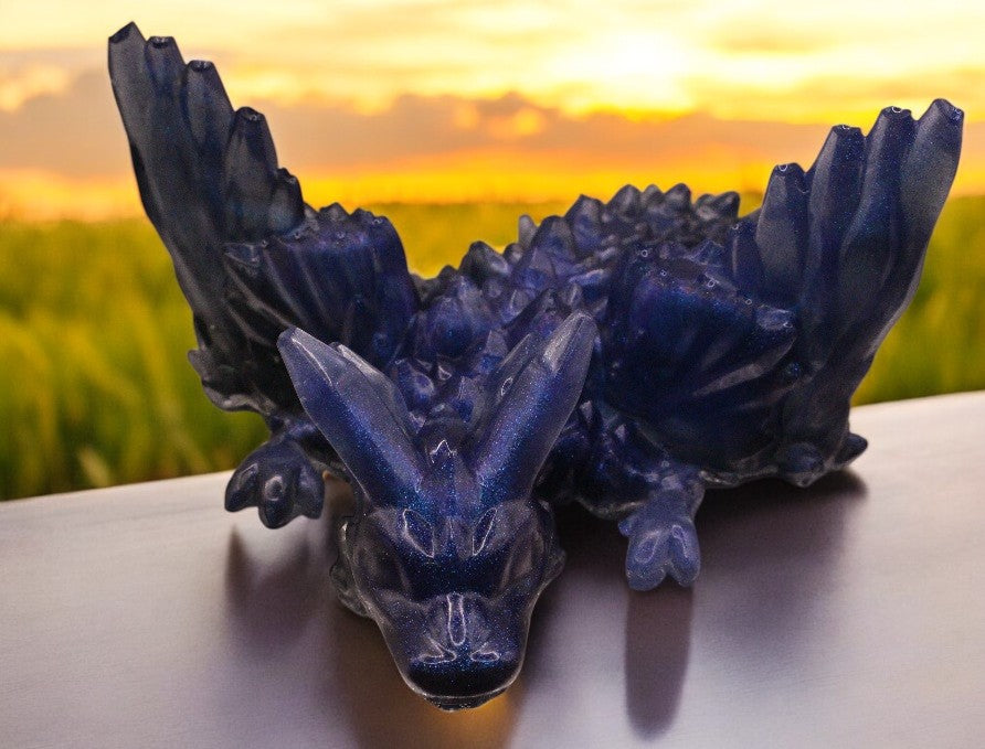 Dragon Home Decor Resin Winged Dragon Collectible Fantasy Dragon Home Decor