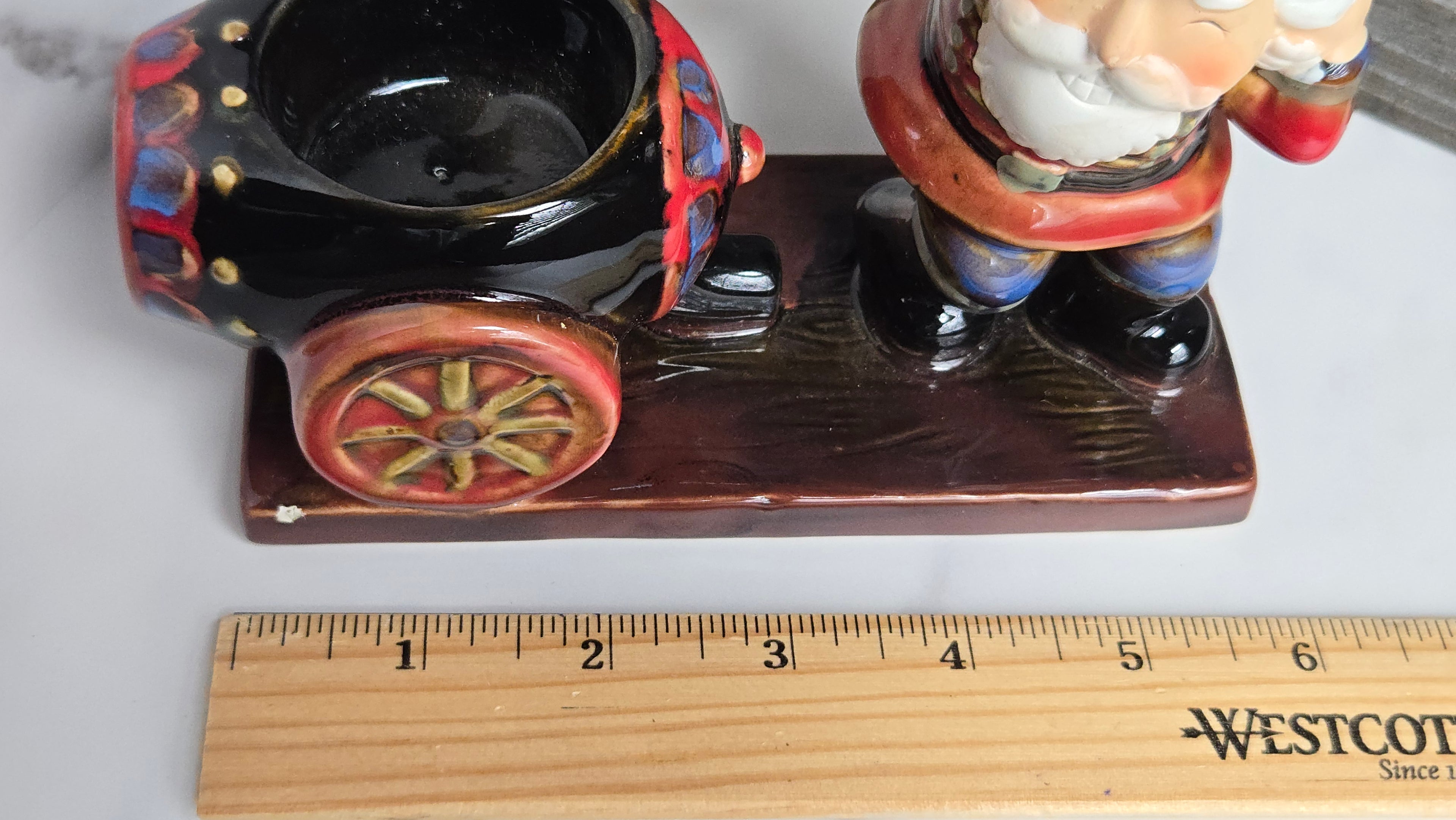 Christmas Candle Holder Tea Light Nutcracker And Cannon Holiday Candle Holder