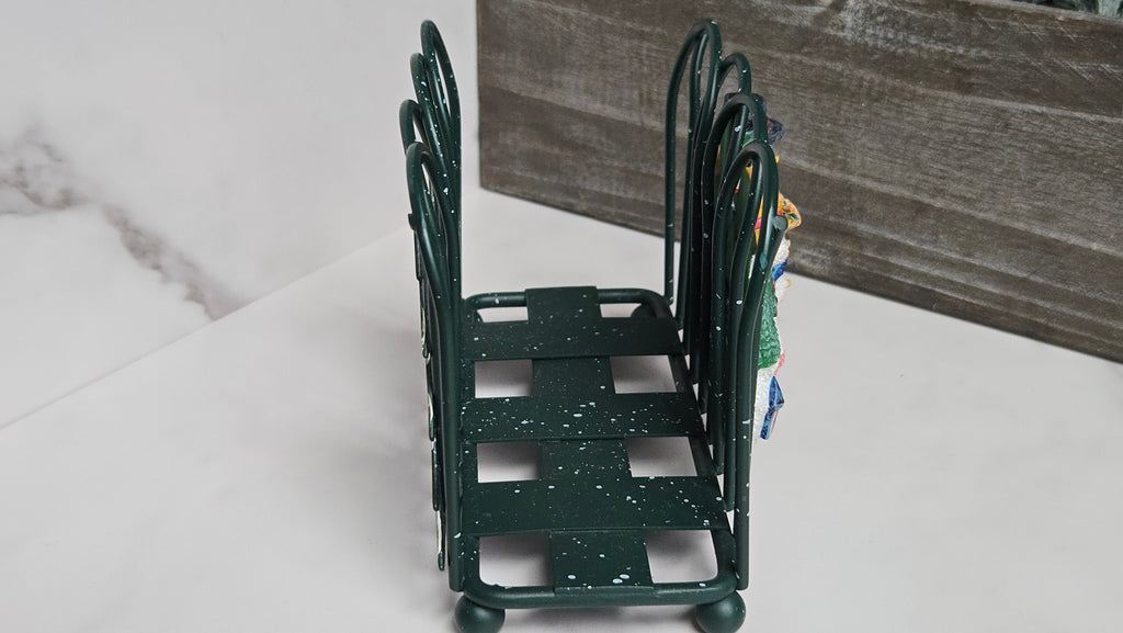 Christmas Napkin Holder Snow Family Pine Trees Holiday Napkin Holder Christmas Decor