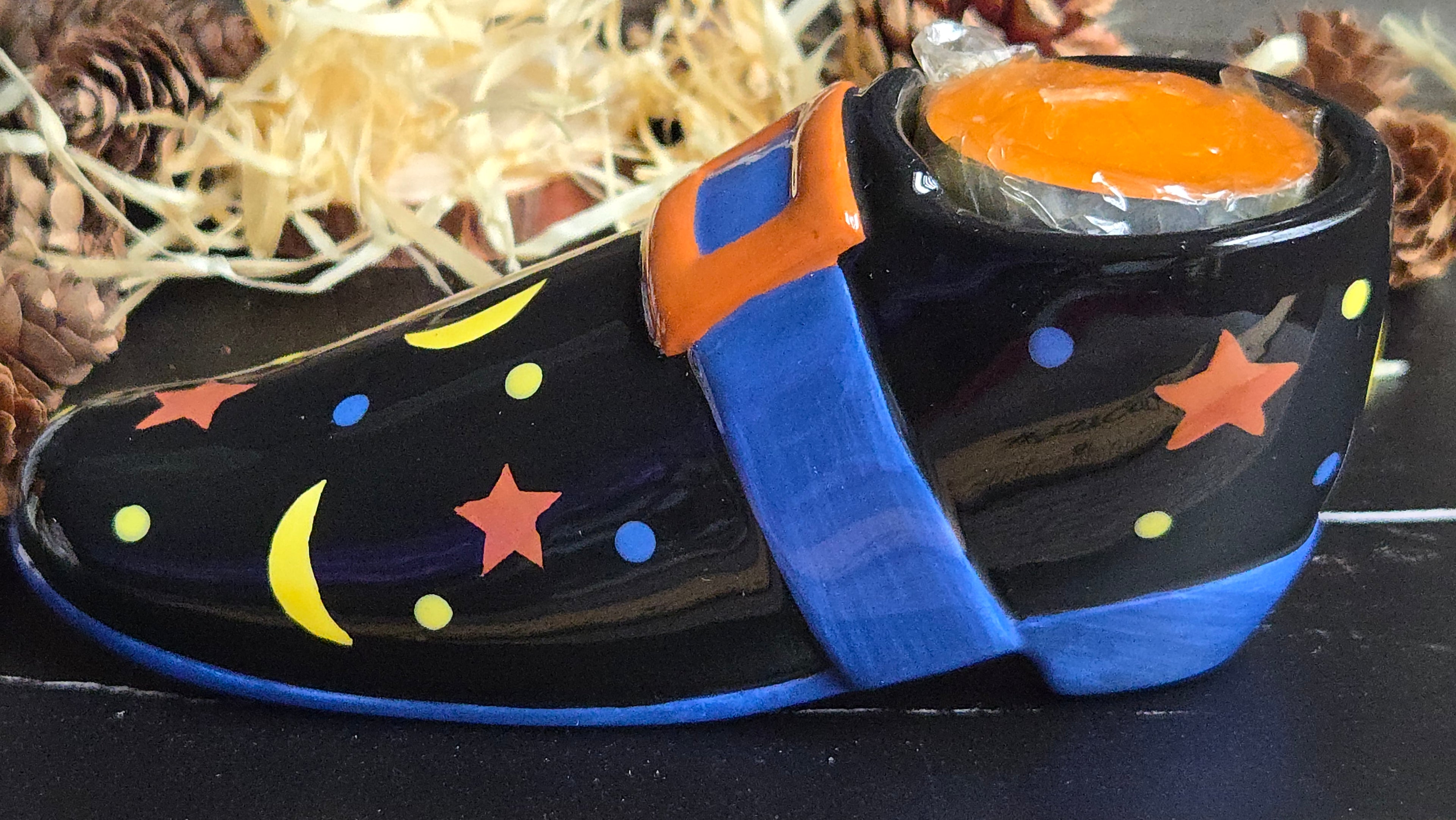 Halloween Candle Holder Tea Light Witches Boot Halloween Decor