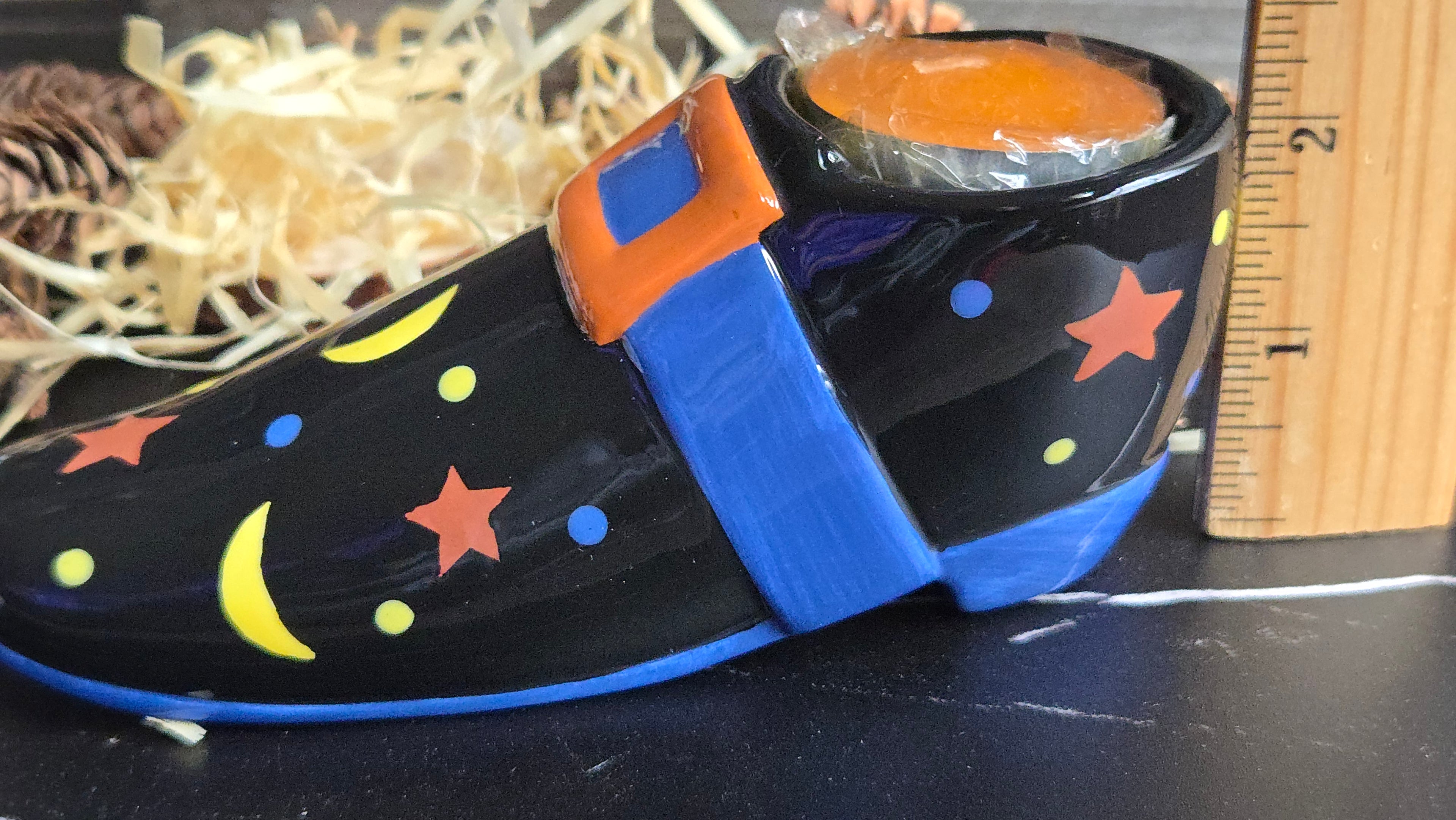 Halloween Candle Holder Tea Light Witches Boot Halloween Decor