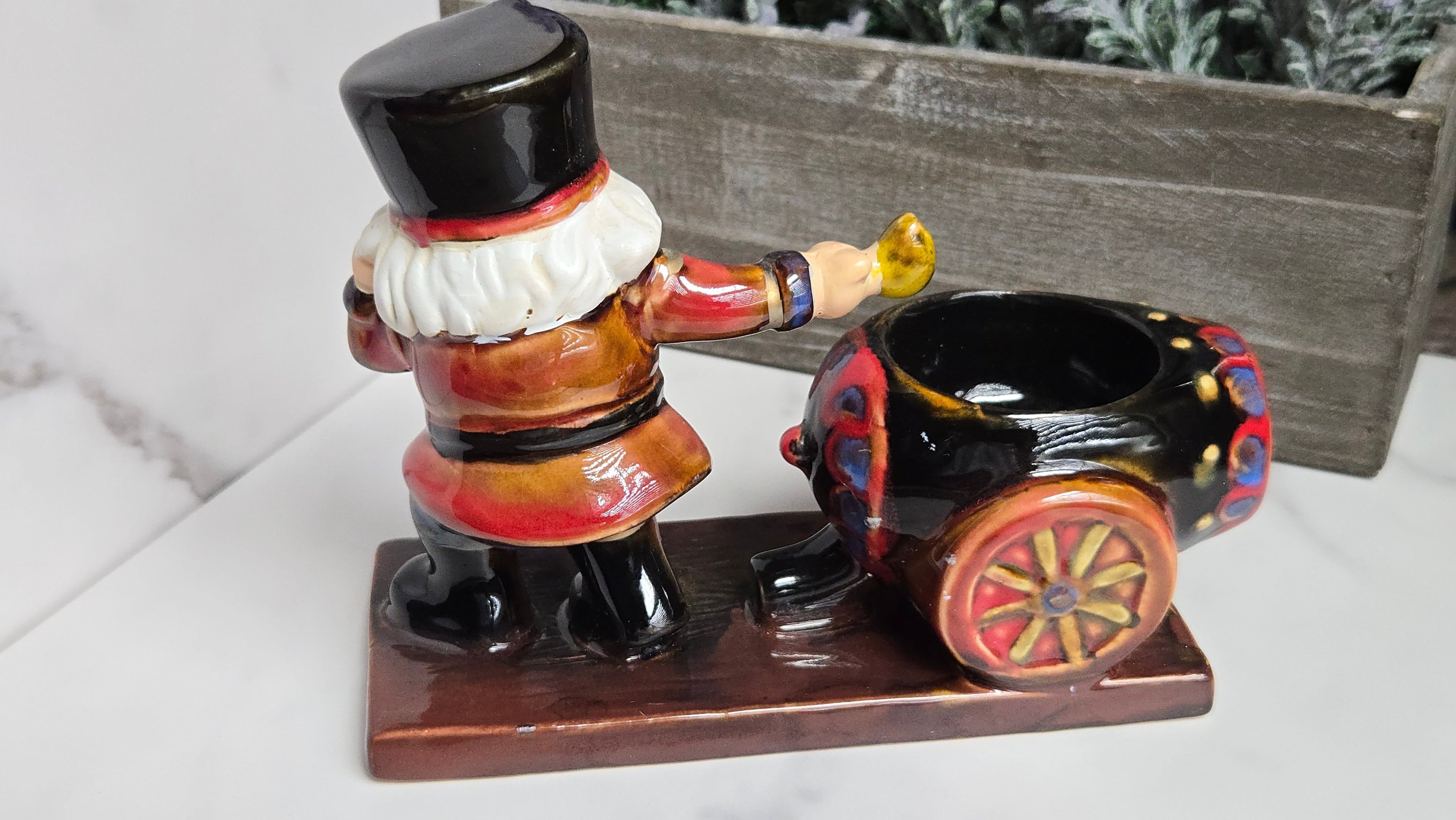 Christmas Candle Holder Tea Light Nutcracker And Cannon Holiday Candle Holder