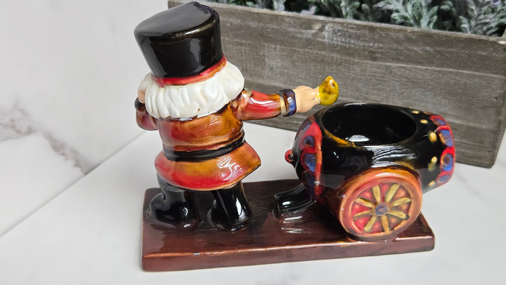 Christmas Candle Holder Tea Light Nutcracker And Cannon Holiday Candle Holder