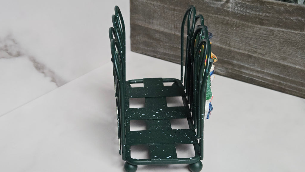 Christmas Napkin Holder Snow Family Pine Trees Holiday Napkin Holder Christmas Decor