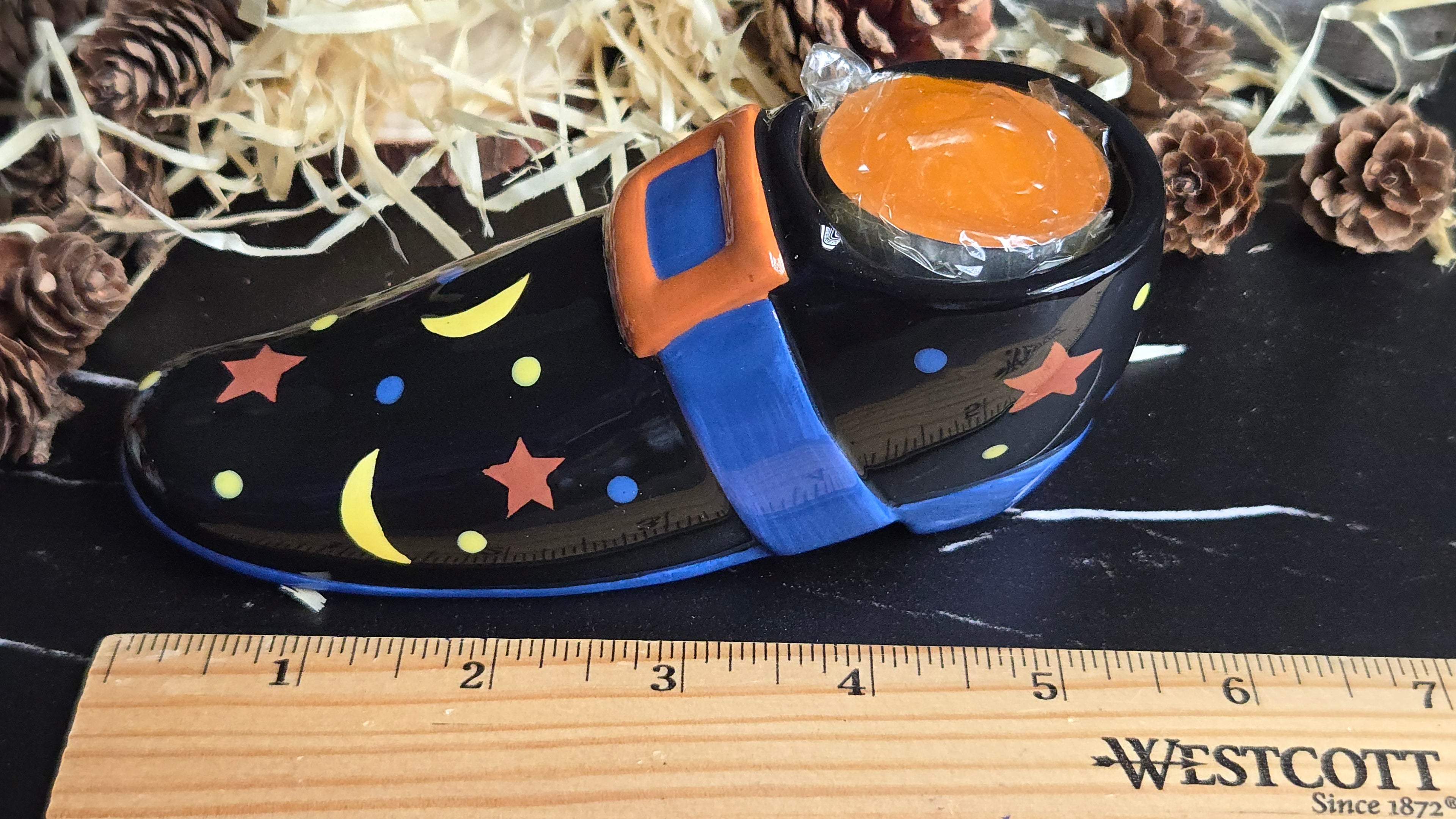 Halloween Candle Holder Tea Light Witches Boot Halloween Decor