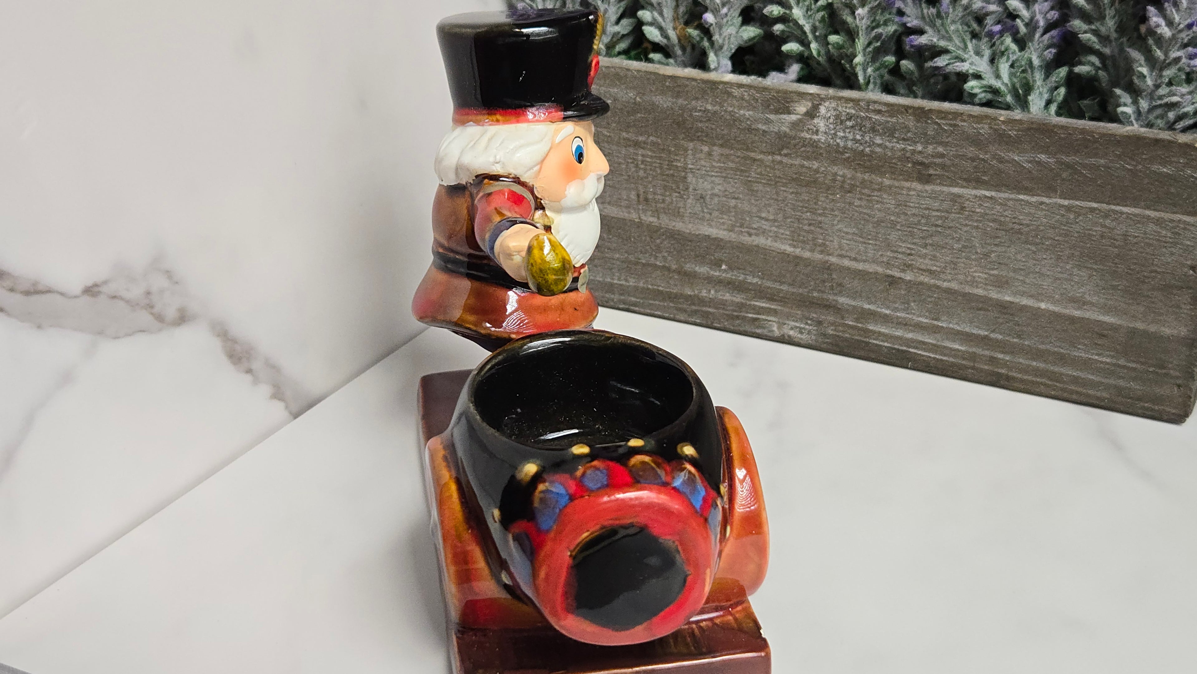 Christmas Candle Holder Tea Light Nutcracker And Cannon Holiday Candle Holder
